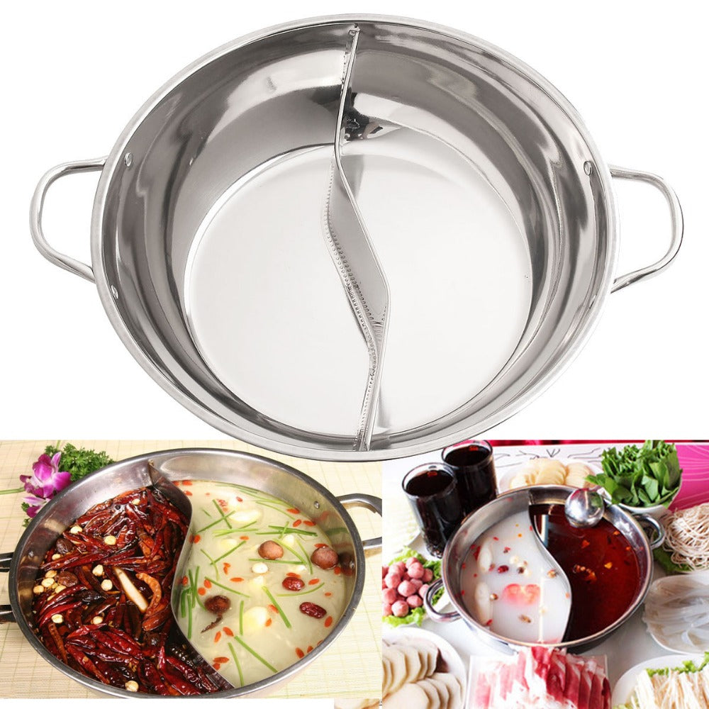 Dual Site Cooking Pot